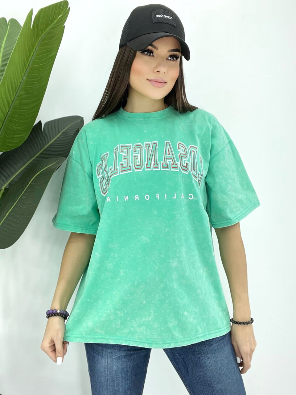 Футболка женская Beautiful Woman BW_59 бирюзовая 46-52 RU