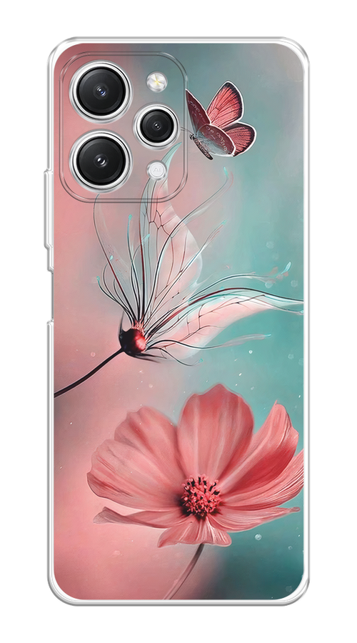 

Чехол Homey на Xiaomi Redmi 12 "Бабочка и цветок", 319250-1
