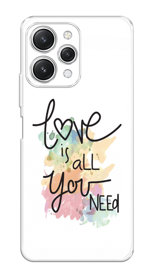 

Чехол Homey на Xiaomi Redmi 12 "Love is all you need", 319250-1