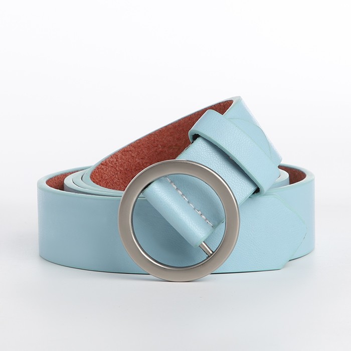 

Ремень женский NoBrand 9865643 голубой, 105 см