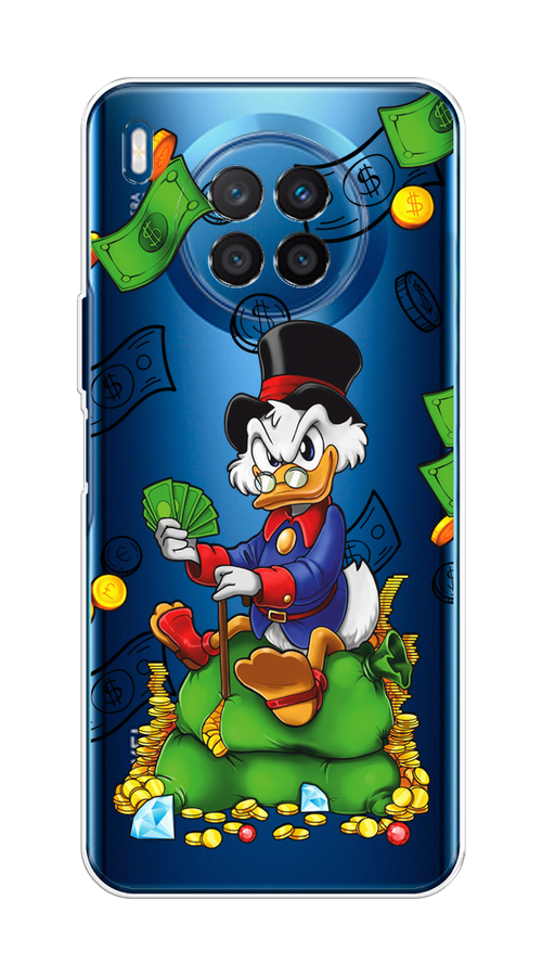 

Чехол на Huawei Nova 8i/Honor 50 lite "Scrooge Richness", Черный;синий;зеленый, 6106350-1