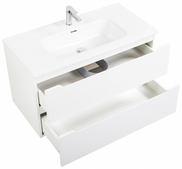 

Тумба с раковиной BelBagno Etna 100-BB1000ETL 100 см Bianco Opaco, Белый, Тумба с раковиной BelBagno 100 см