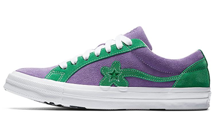 

Кеды унисекс Converse Golf Le Fleur One Star фиолетовые 37.5 EU, Фиолетовый, Golf Le Fleur x Converse One Star