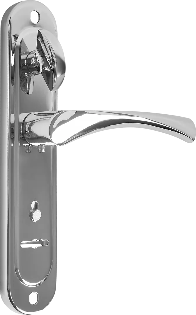 

Ручка дверная Apecs HP-77.0323-S-C-CR-L (Гардиан 3012), Серебристый