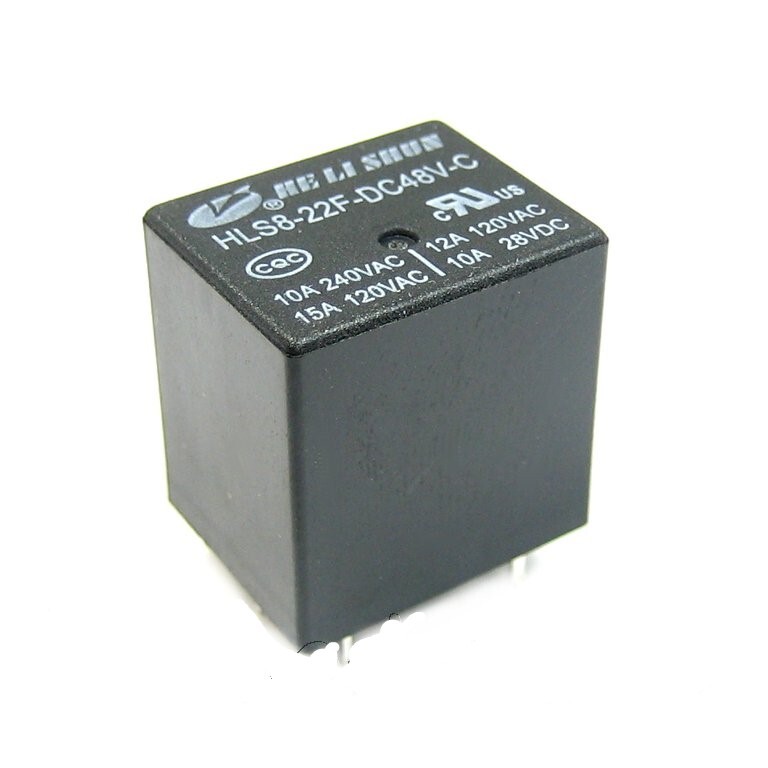 

2 шт Реле 48V HLS8-22F ток-15A/125V, Реле HLS8-22F(48VDC)ток-15A