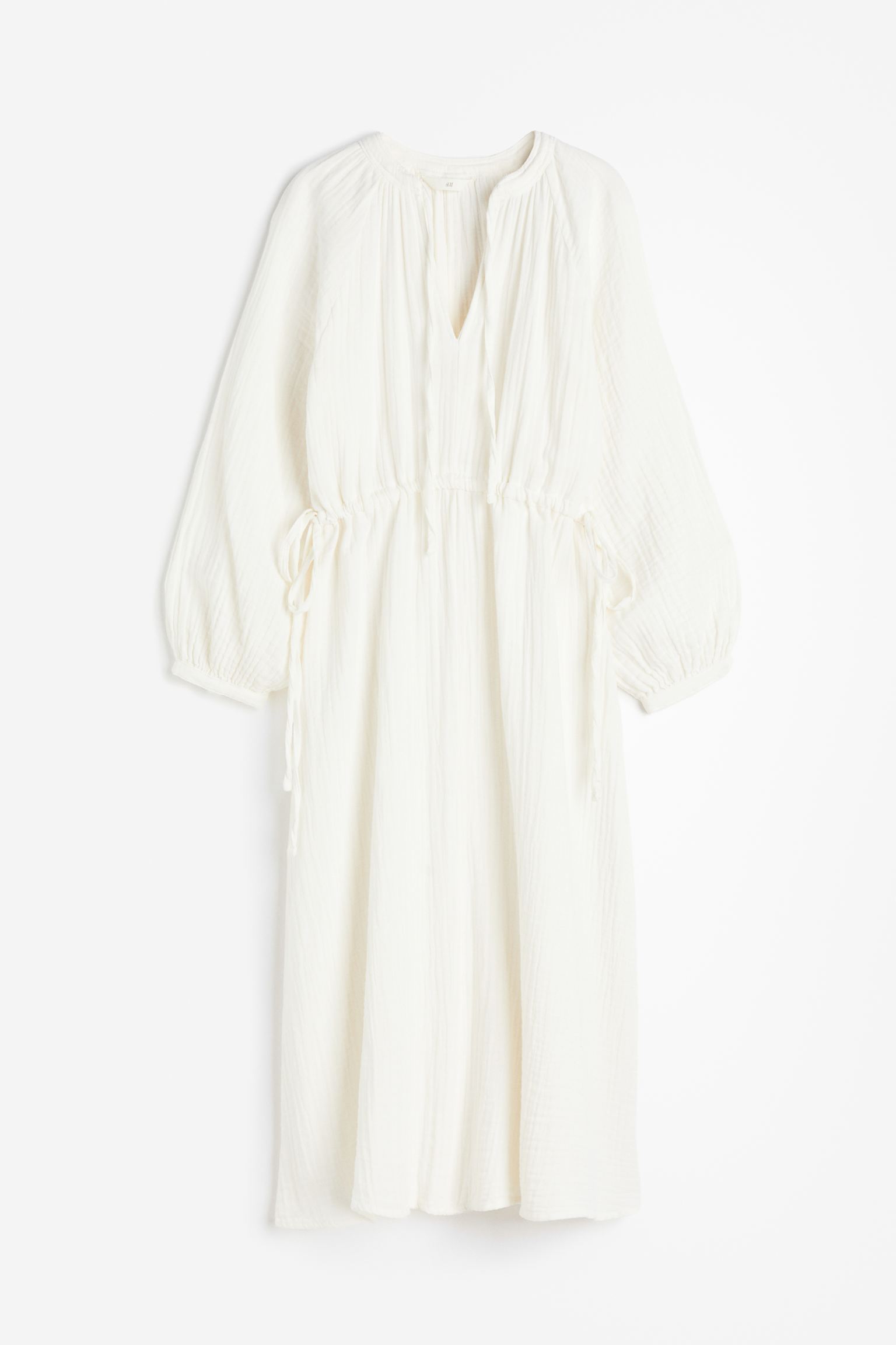 

Платье женское H&M 1179949001 белое M, Белый, 1179949001