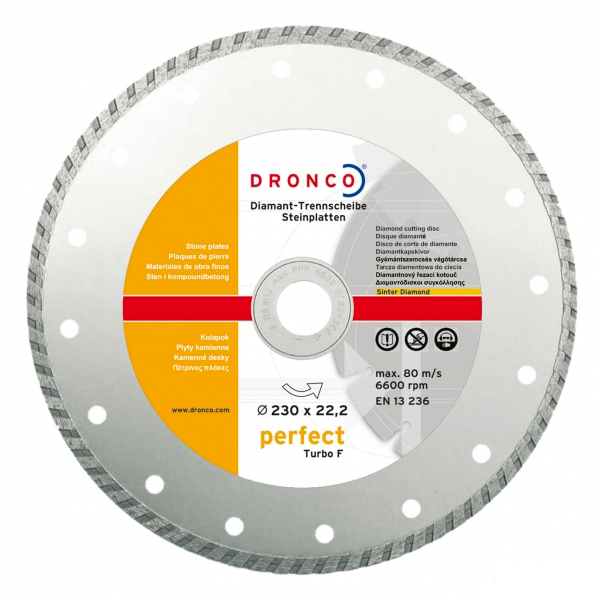 

Алмазный диск Turbo F 230x2.8x22.23 Dronco 4230460