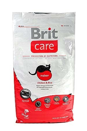 фото Сухой корм для кошек brit care monty indoor, для домашних, курица и рис, 7кг