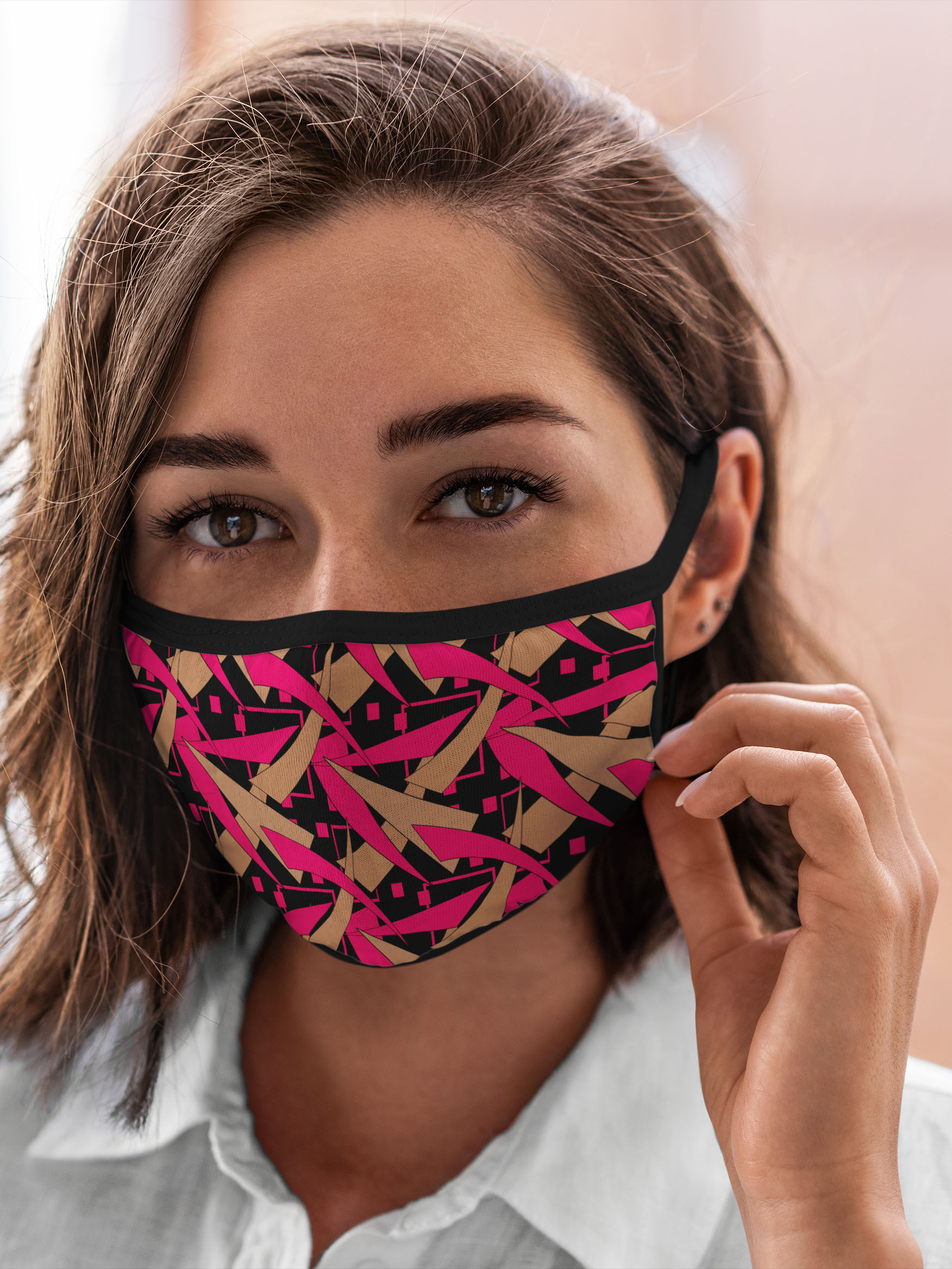 

Многоразовая маска унисекс Burnettie Узоры Яркий Абстрактный Узор, Разноцветный, Узоры Яркий Абстрактный Узор