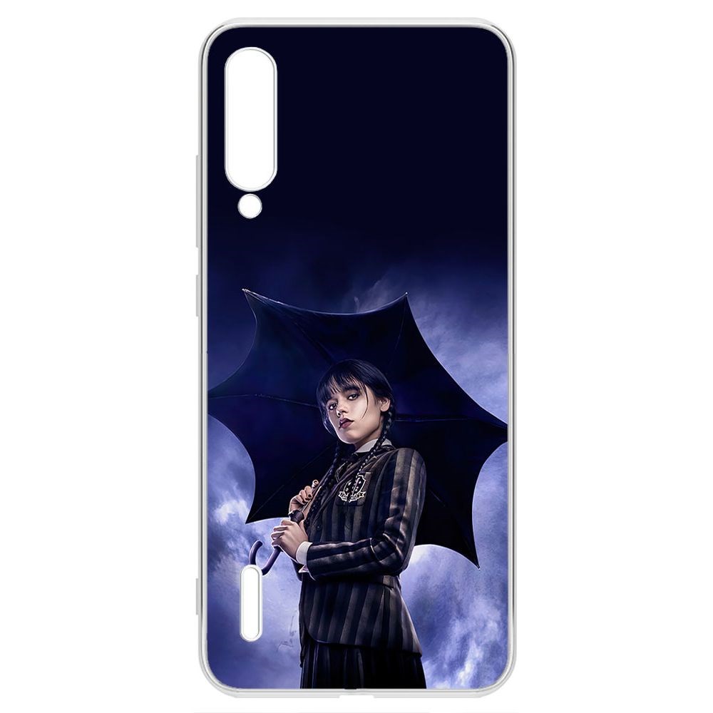

Чехол-накладка Krutoff Clear Case Уэнсдей Аддамс - Уэнсдей под зонтом для Xiaomi Mi 9 Lite
