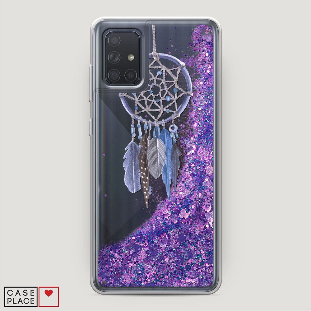 

Чехол Awog на Samsung Galaxy A71 4G "Синий ловец снов акварель", Разноцветный, 29092-1