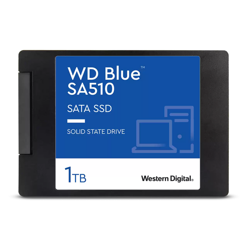 SSD накопитель WD Blue SA510 2.5" 1 ТБ WDS100T3B0A