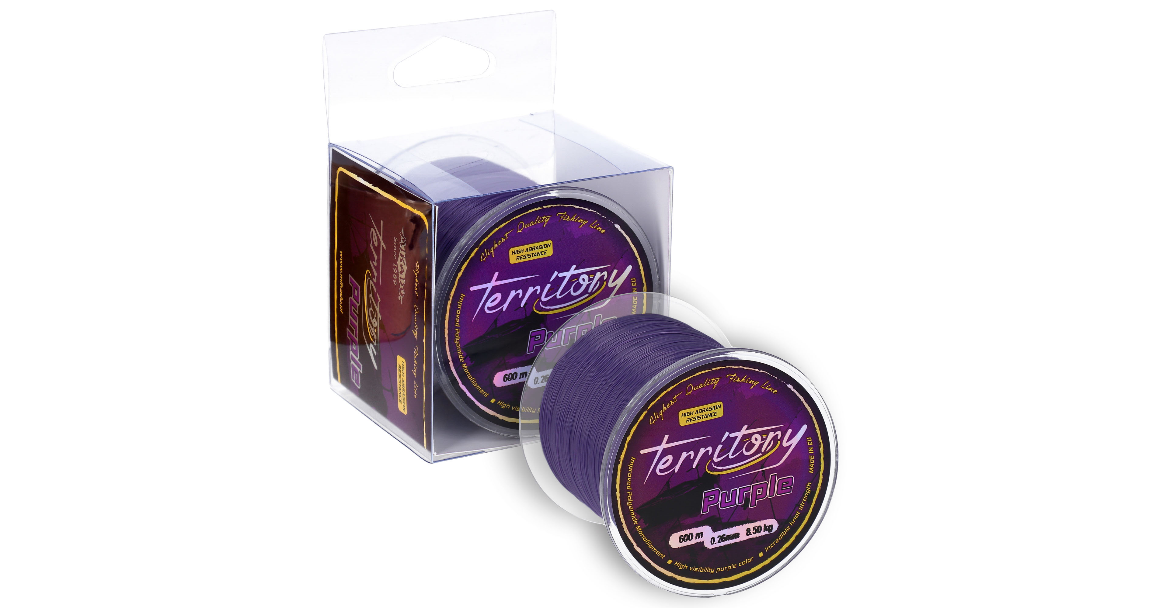

Леска мононить Mikado TERRITORY PURPLE LINE 035 (600 м) - 11.90 кг, Фиолетовый, TERRITORY PURPLE LINE