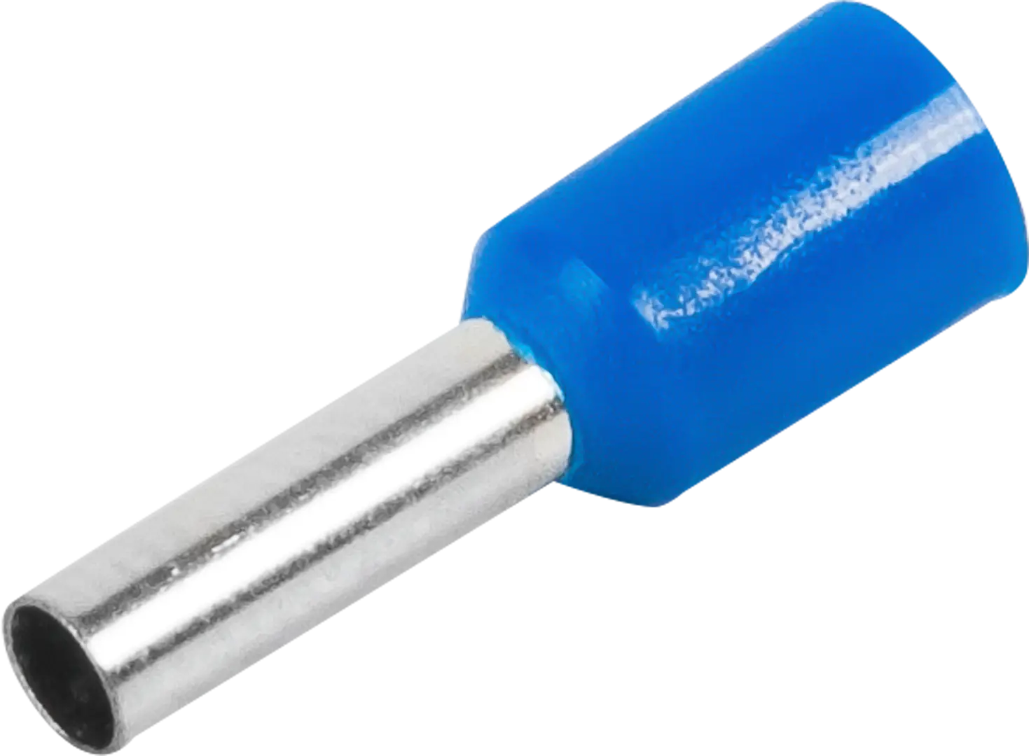 Наконечник штыревой втулочный изолированный Duwi Е2508 НШВИ 2.5-8 мм цвет синий 25 шт. наконечник вилочный изолированный duwi нви 2 5 4 мм синий 10 шт