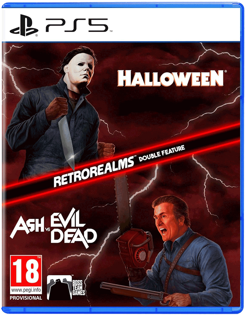 Игра Halloween and Ash vs Evil Dead Retro Realms (PS5, на иностранном языке)