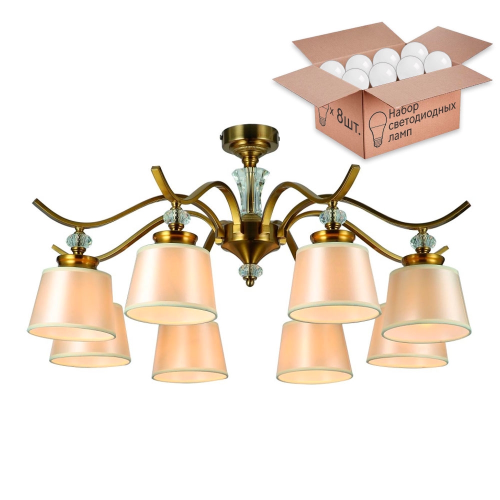 

Люстра F-Promo с лампочками Unitas 2853-8P+Lamps, 2853-8P+Lamps