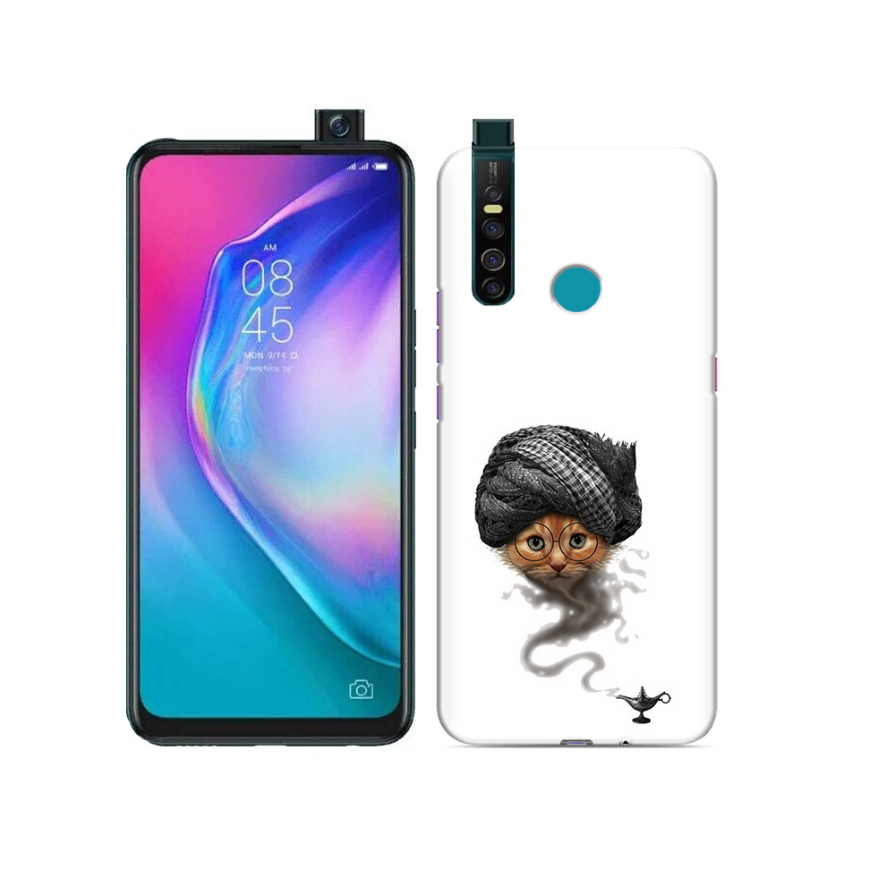 

Чехол MyPads Tocco для Tecno Camon 15 Pro кот джин, Прозрачный, Tocco