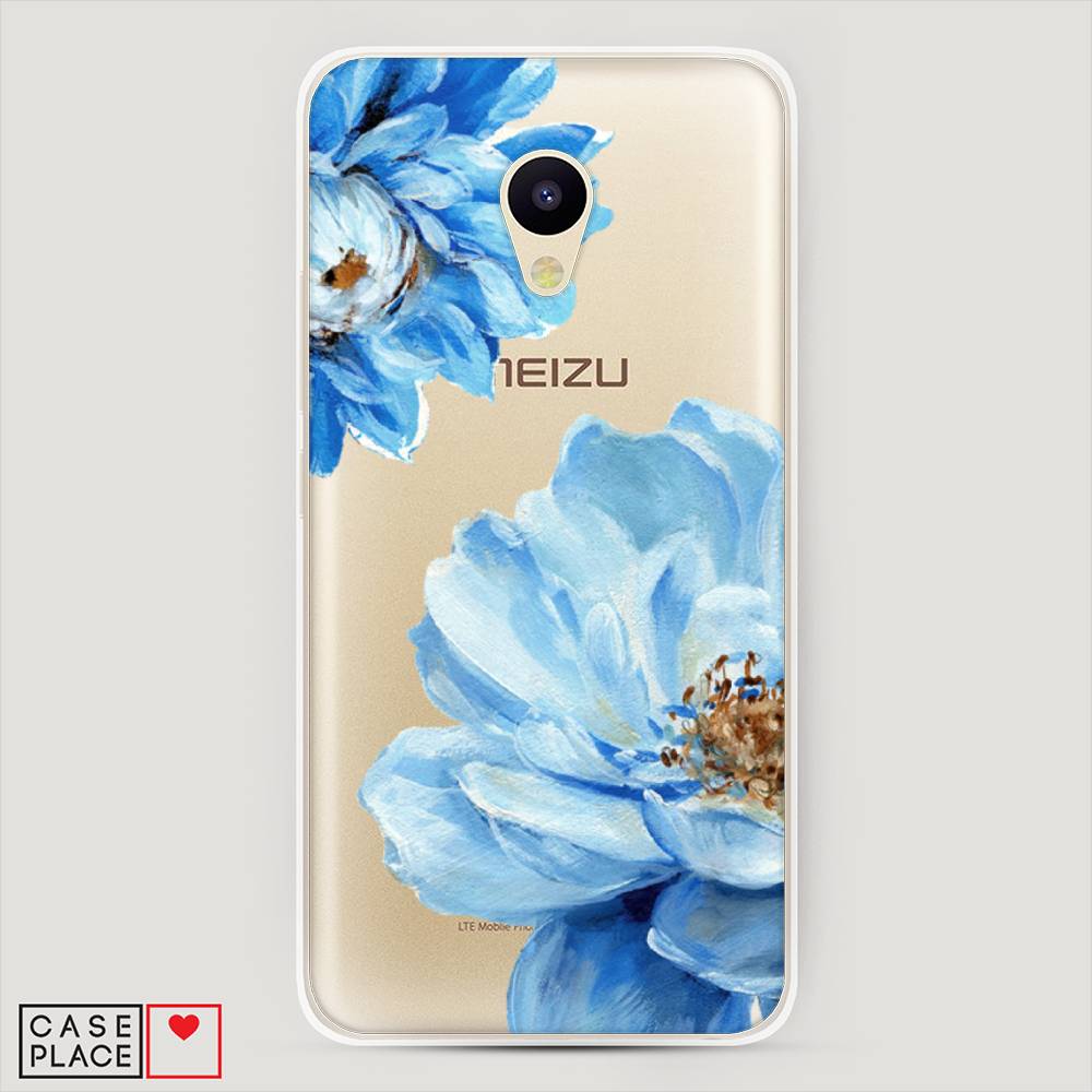 

Чехол Awog на Meizu M5c "Голубые клематисы", Голубой, 72350-8