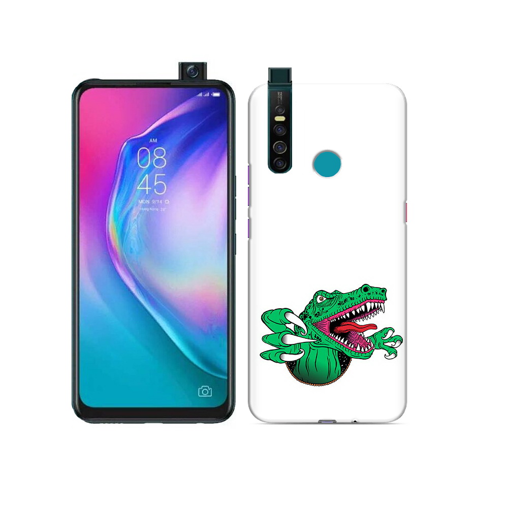 

Чехол MyPads Tocco для Tecno Camon 15 Pro крокодил, Прозрачный, Tocco
