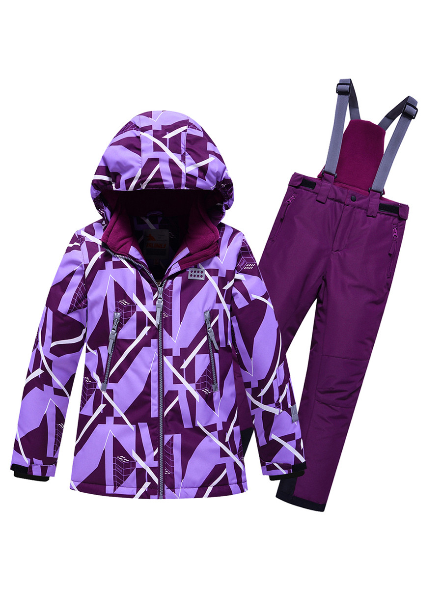Комплект верхней одежды детский детский NoBrand AD9224 цв. фиолетовый р. 134