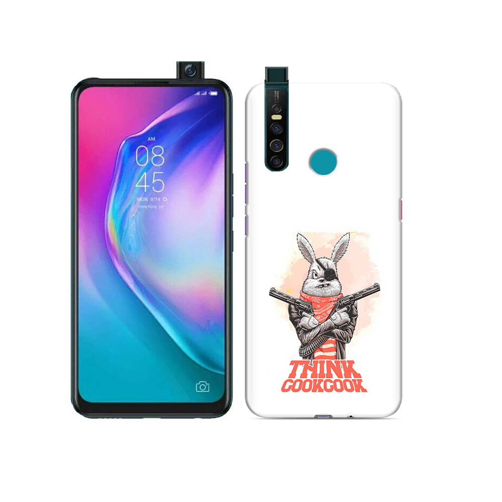 

Чехол MyPads Tocco для Tecno Camon 15 Pro кролик пират, Прозрачный, Tocco