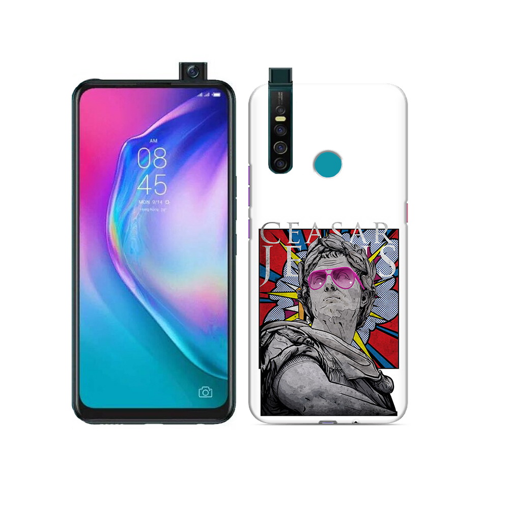 

Чехол MyPads Tocco для Tecno Camon 15 Pro крутая статуя свободы, Прозрачный, Tocco