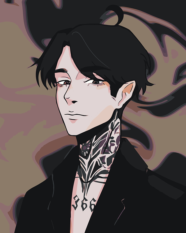 

Картина по номерам Цветное Битва экстрасенсов Дима Матвеев арт