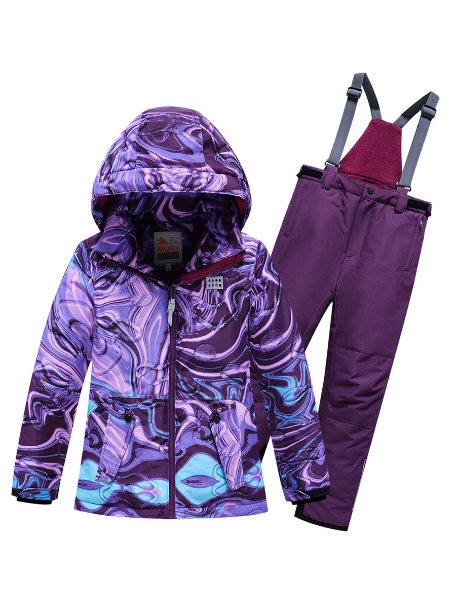 Комплект верхней одежды детский детский NoBrand AD9230 цв. фиолетовый р. 140