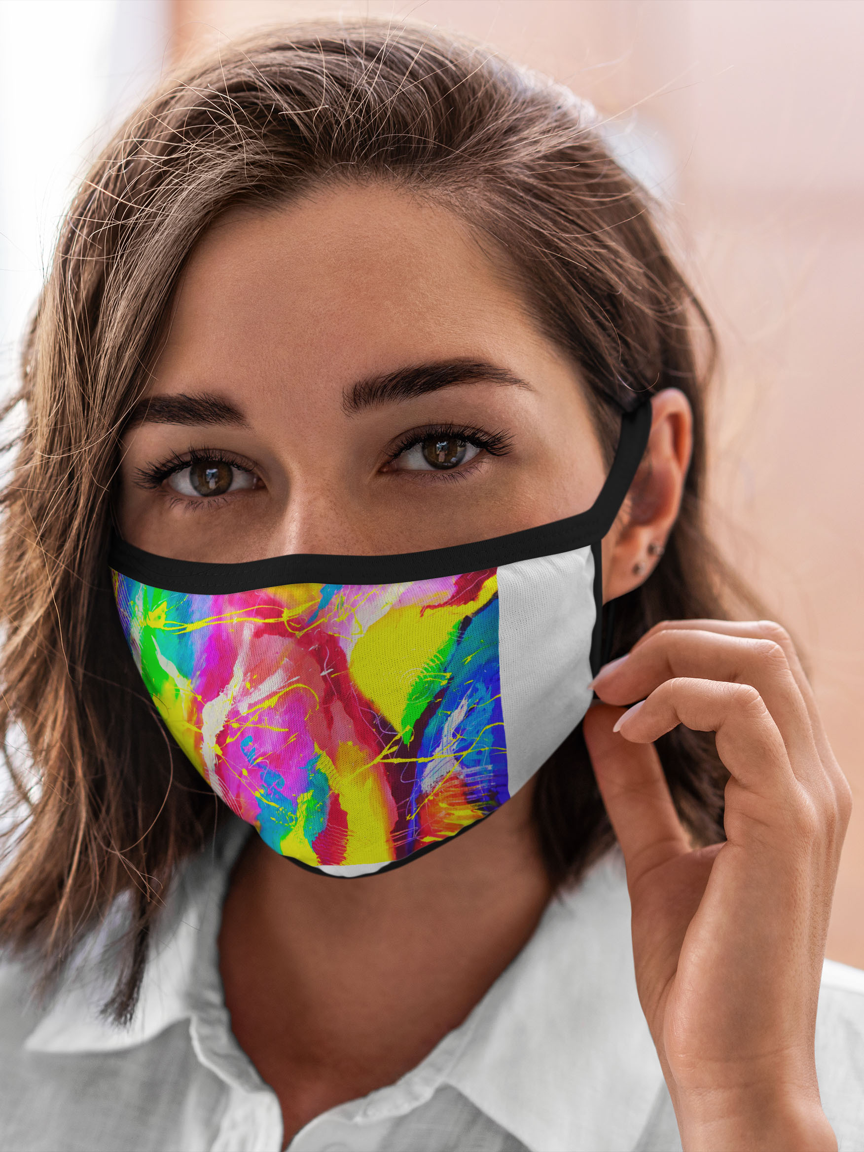 

Многоразовая маска унисекс Burnettie Tie Dye Ти Дай, Разноцветный, Tie Dye Ти Дай