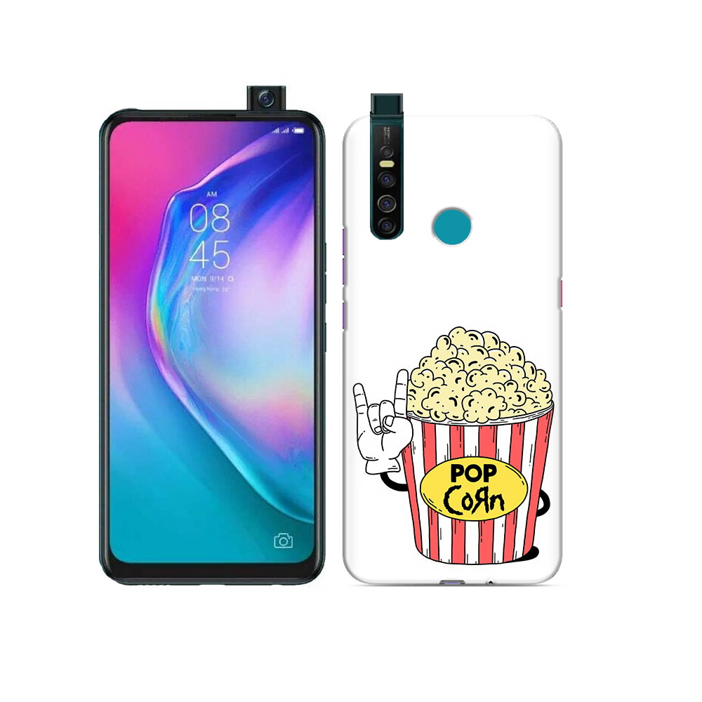 

Чехол MyPads Tocco для Tecno Camon 15 Pro крутой попкорн, Прозрачный, Tocco