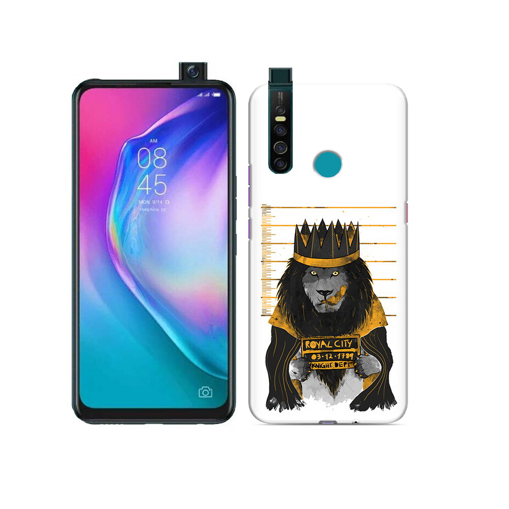 

Чехол MyPads Tocco для Tecno Camon 15 Pro лев в законе, Прозрачный, Tocco