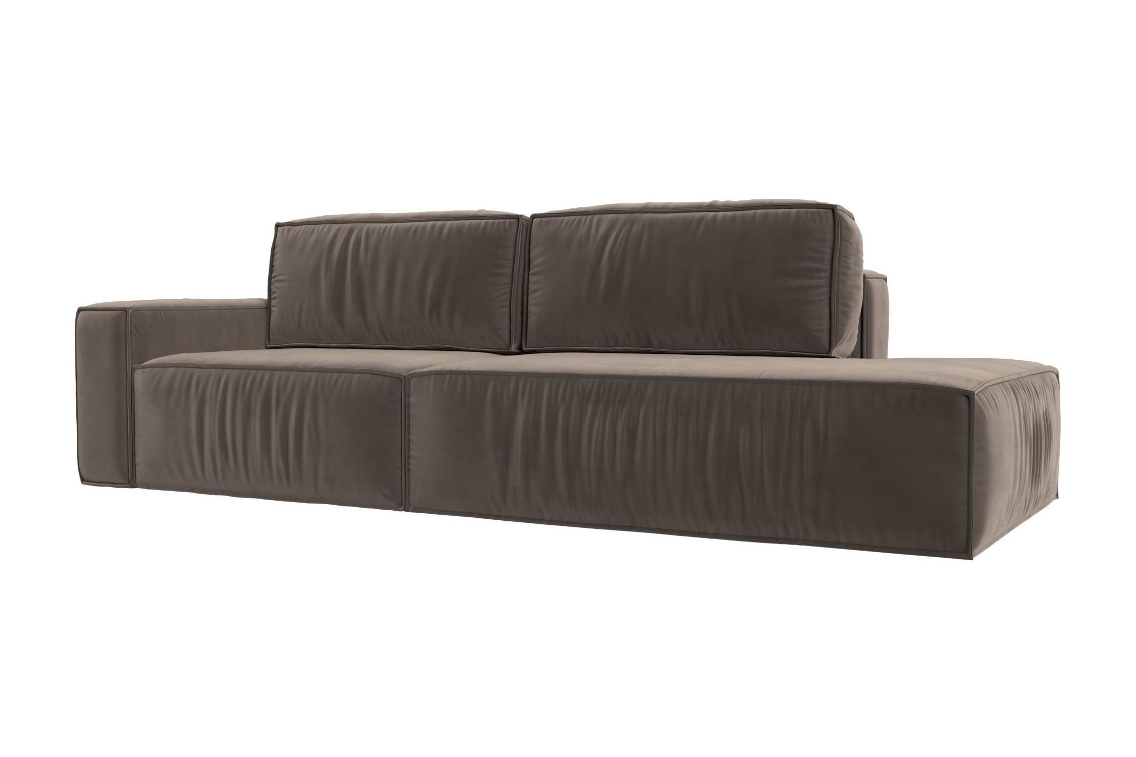 

Диван НОНТОН Прага Модерн, 281x115x88 см, велюр коричневый, Прага Модерн