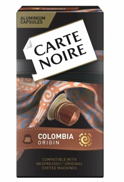 Кофе в капсулах Carte Noire Colombia Origin, 3 упаковки по 10 капсул