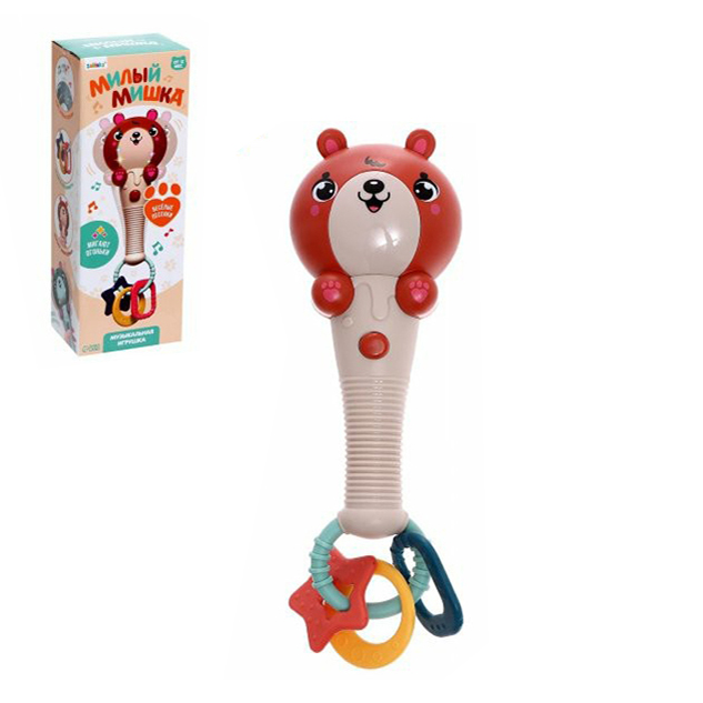 

Интерактивная игрушка Zabiaka Милый мишка, Коричневый