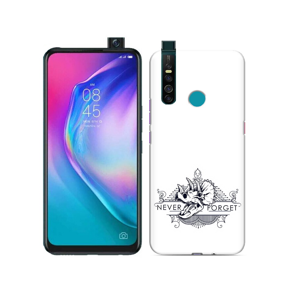 

Чехол MyPads Tocco для Tecno Camon 15 Pro логотип носорога никогда не забуду, Прозрачный, Tocco