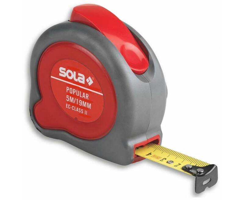 Рулетка 5 м SOLA Popular PP 50024301