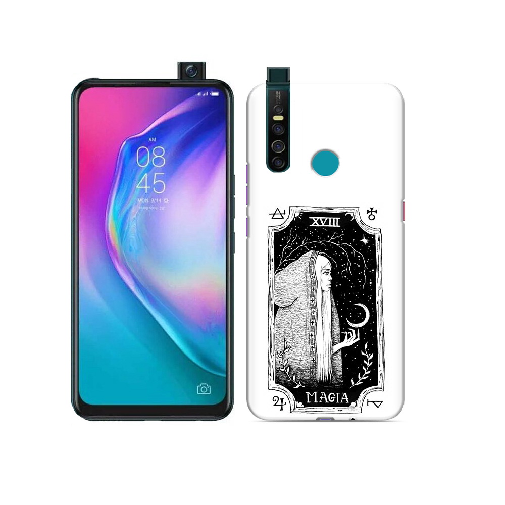 

Чехол MyPads Tocco для Tecno Camon 15 Pro лунная магия, Прозрачный, Tocco