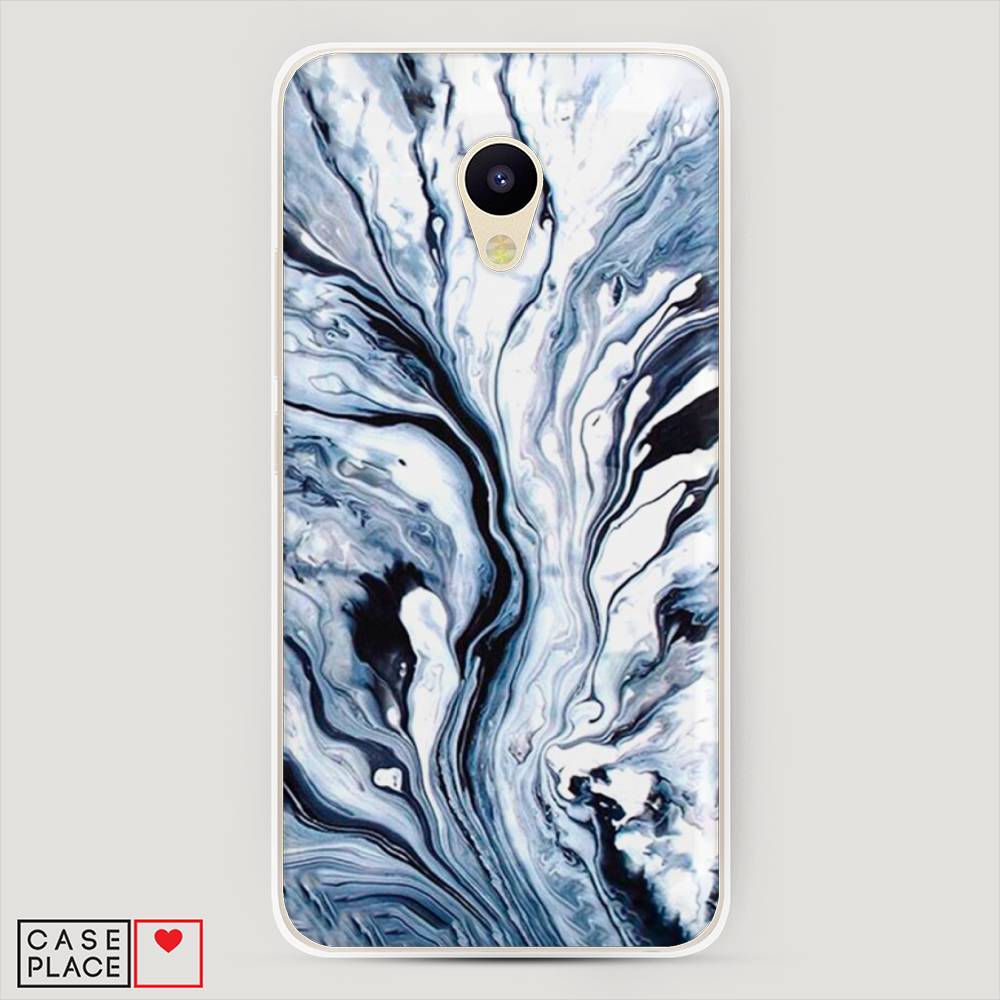 

Чехол Awog на Meizu M5c "Голубой минерал мрамор", 72350-3
