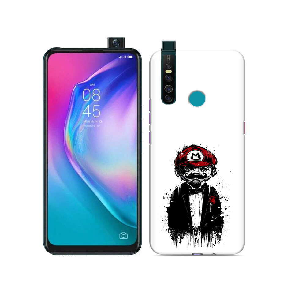 

Чехол MyPads Tocco для Tecno Camon 15 Pro марио, Прозрачный, Tocco