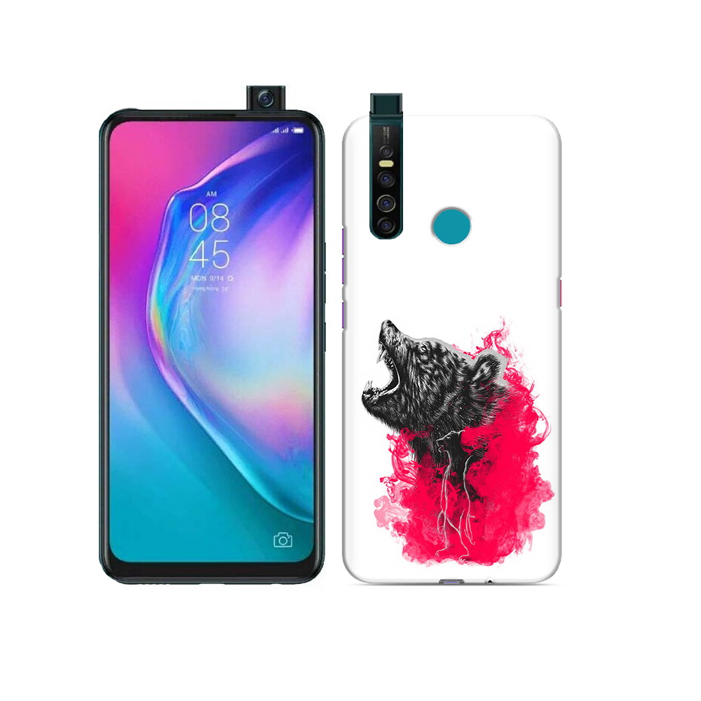 

Чехол MyPads Tocco для Tecno Camon 15 Pro медведь в дымке, Прозрачный, Tocco