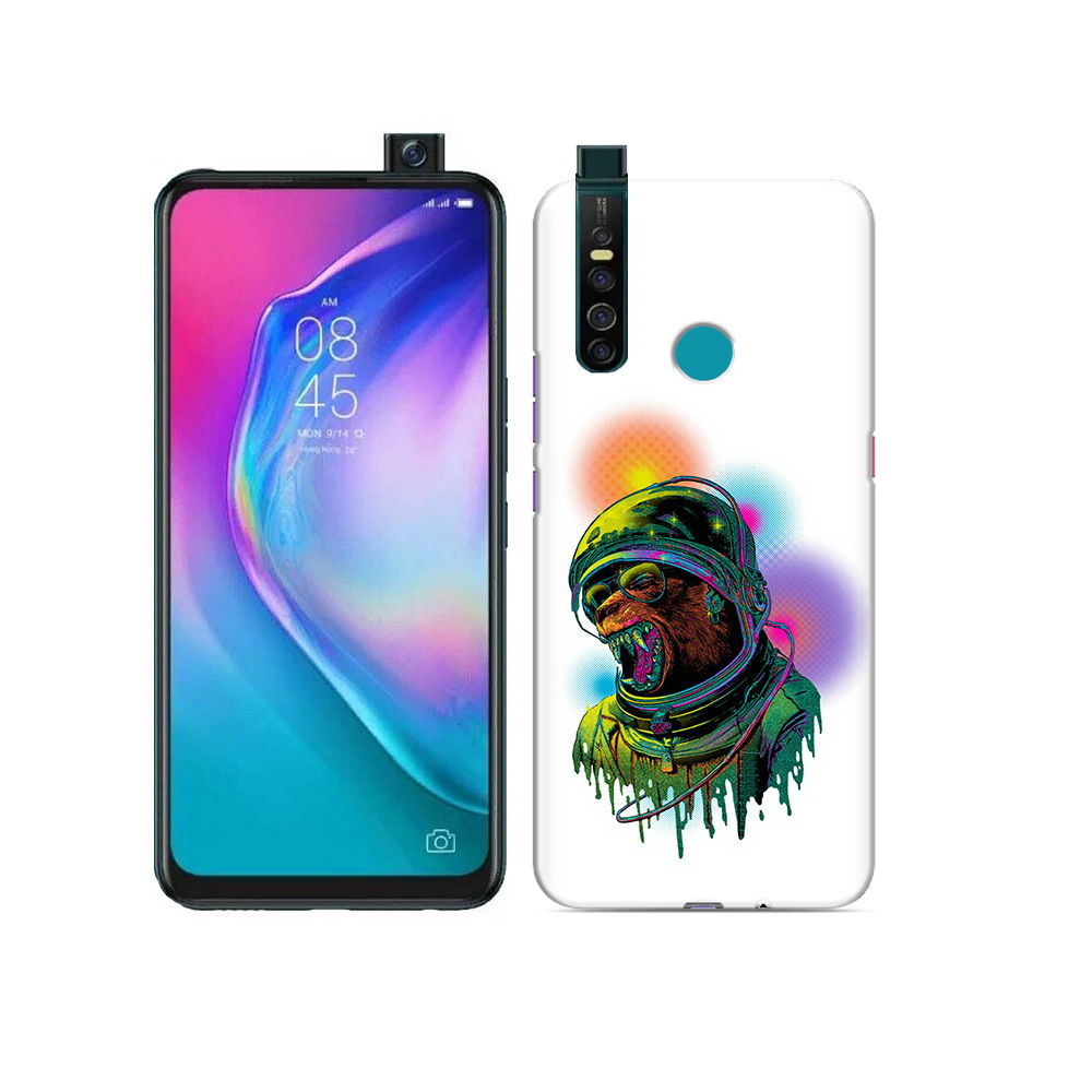 

Чехол MyPads Tocco для Tecno Camon 15 Pro медведь космонавт, Прозрачный, Tocco
