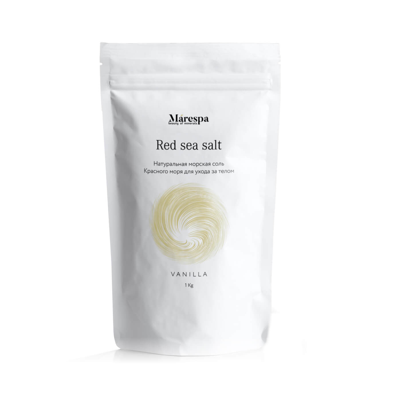 Соль для ванн Marespa Red sea salt с эфирным маслом ванили и иланг-иланг, 1 кг