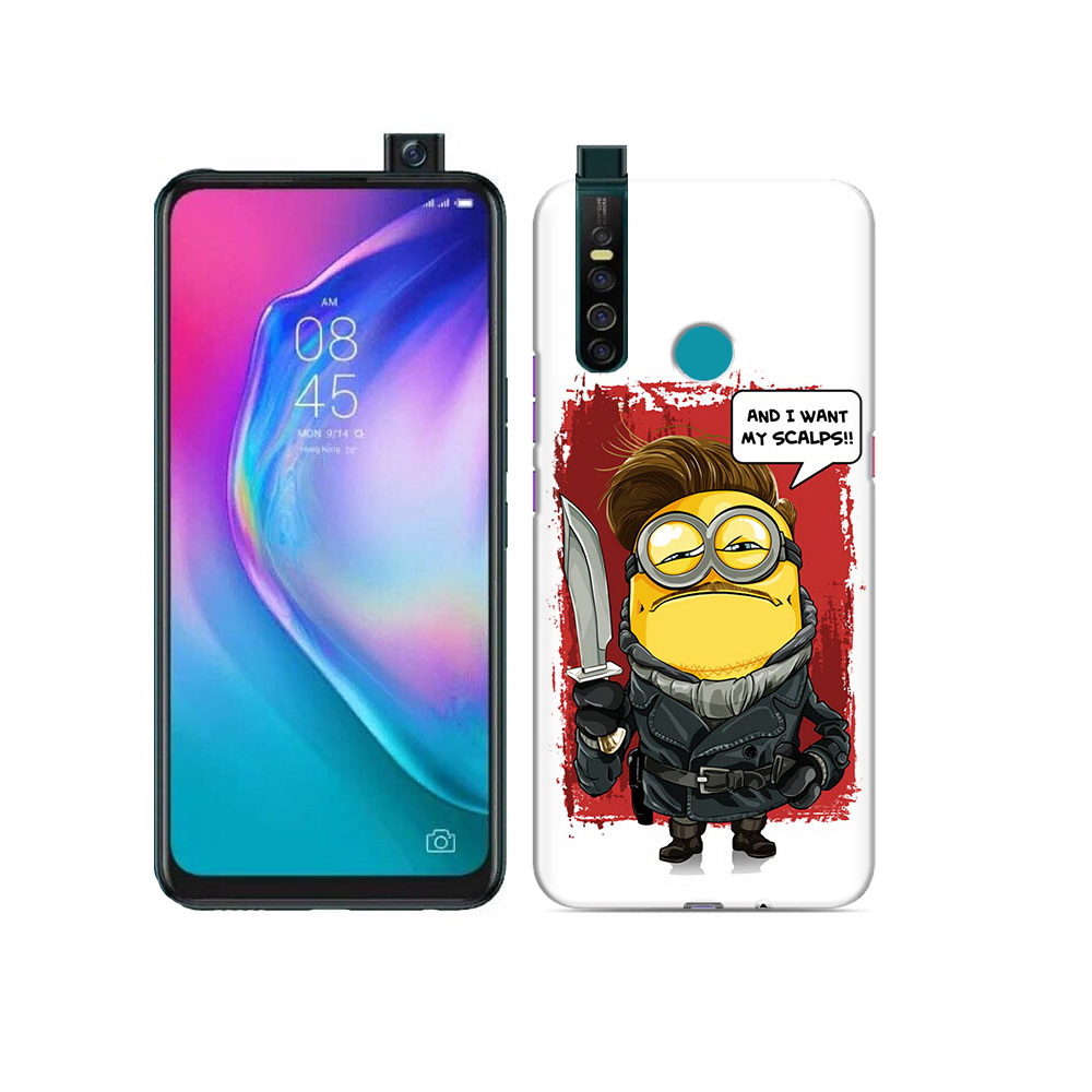 

Чехол MyPads Tocco для Tecno Camon 15 Pro миньон убийца, Прозрачный, Tocco