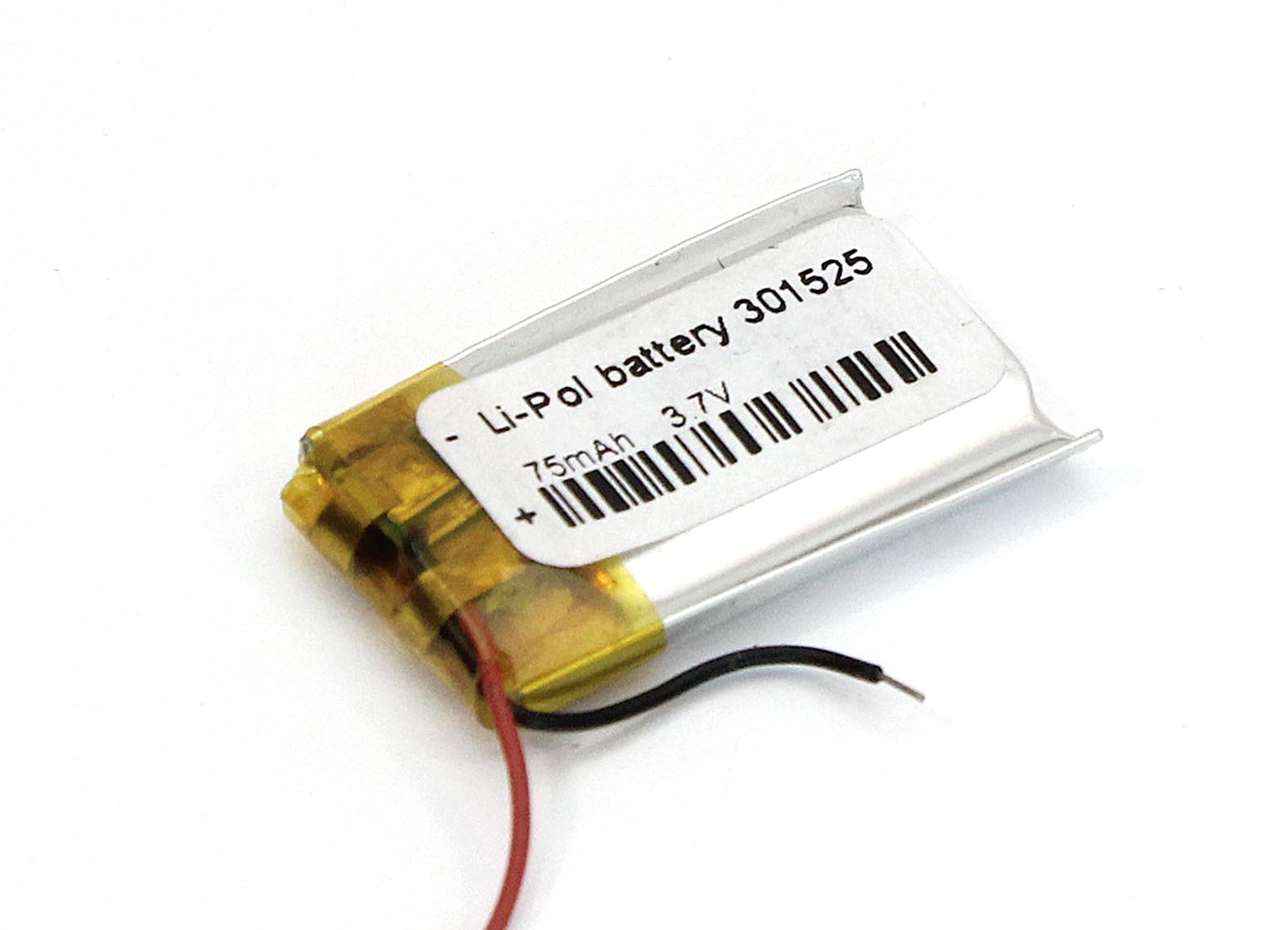 Аккумулятор Li-Pol батарея 3x15x25mm 2pin 37V75mAh 490₽