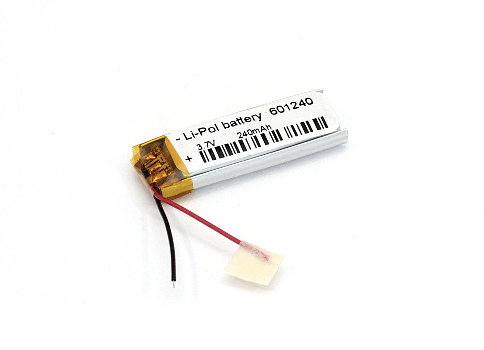 Аккумулятор Li-Pol батарея 6x12x40mm 2pin 37V240mAh 490₽