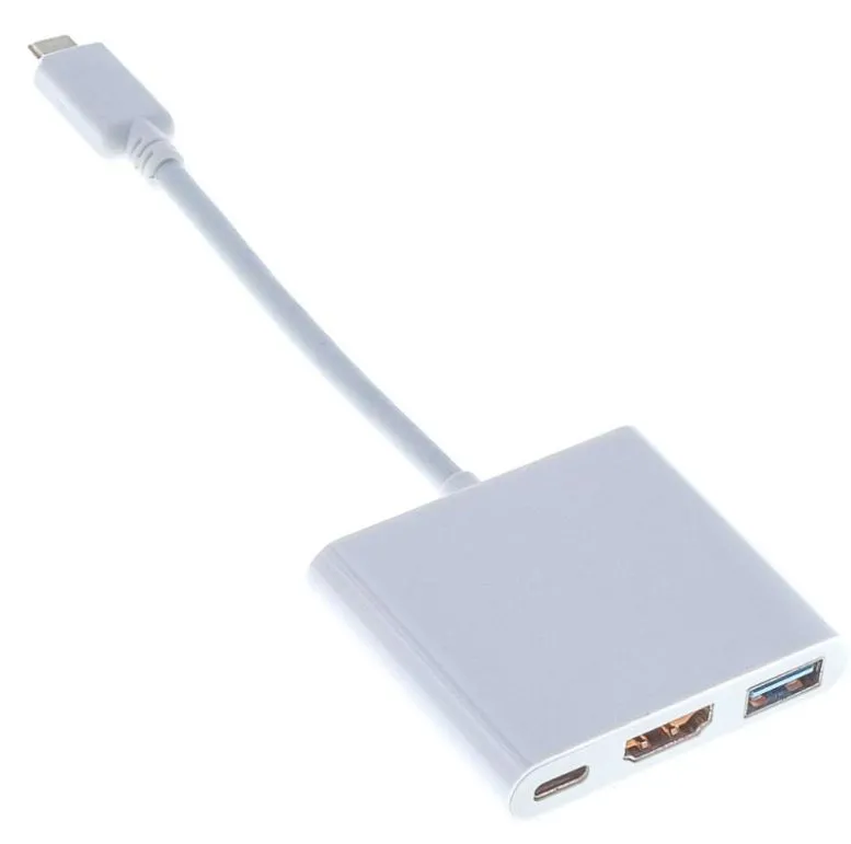 

Переходник Buro USB Type C - HDMI White (488058), Белый