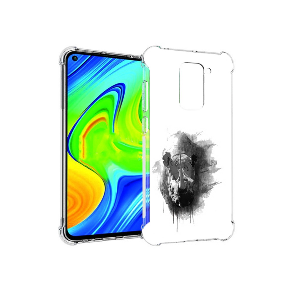 

Чехол MyPads Tocco для Xiaomi Redmi Note 9 носорог (PT150805.258.523), Прозрачный, Tocco