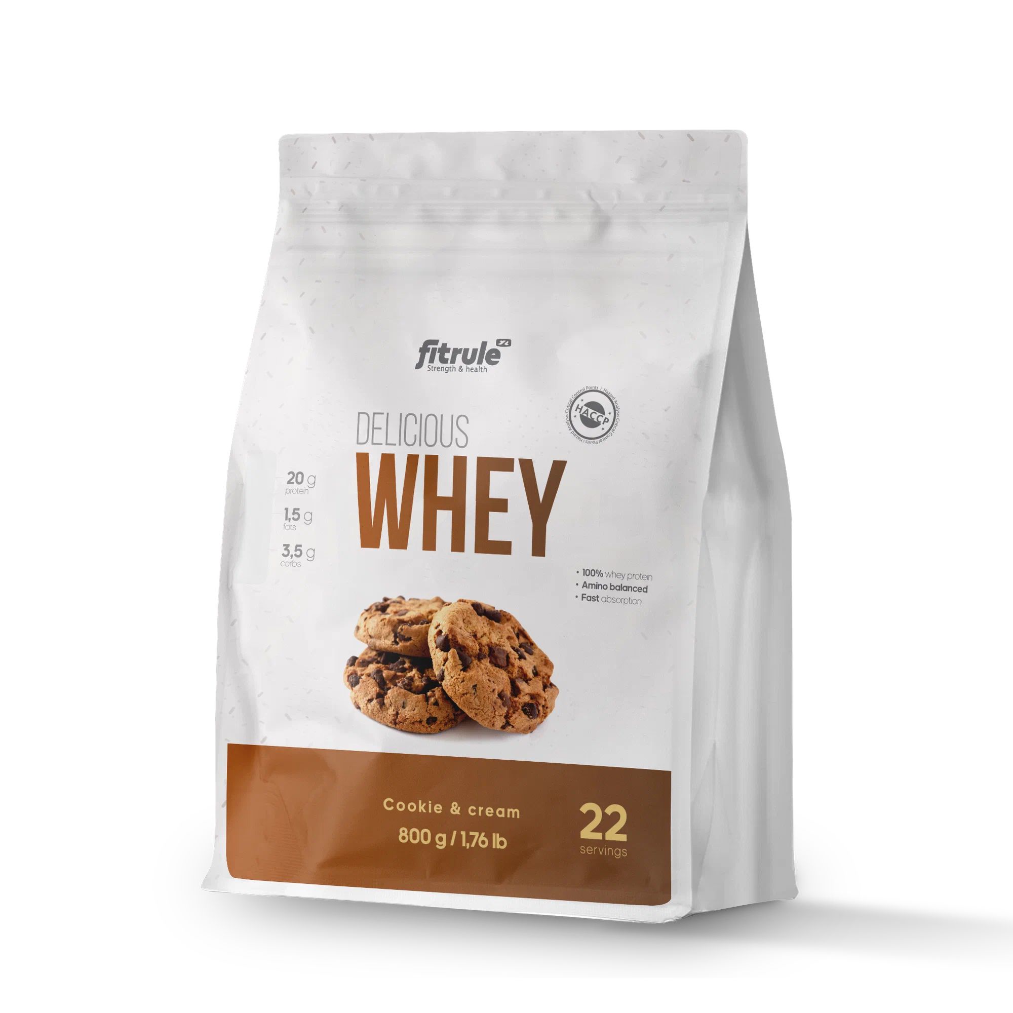 Протеин Fitrule Whey печенье, 800 г