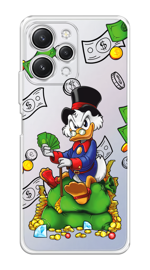

Чехол Homey на Xiaomi Redmi 12 "Scrooge Richness", Черный;синий;зеленый, 319250-1