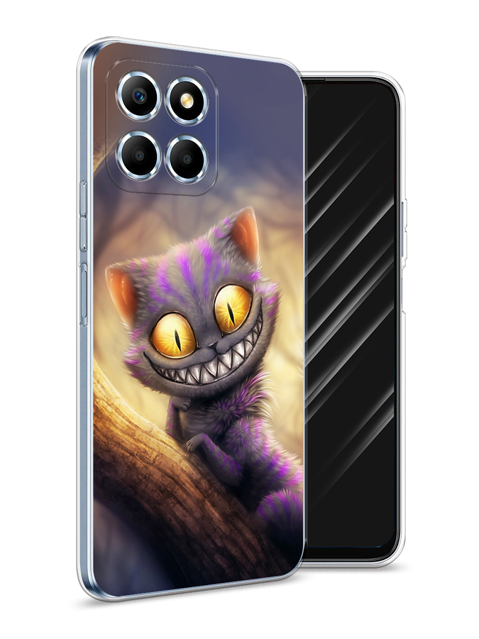 

Чехол Awog на Honor X6s "Cheshire Cat", Фиолетовый;желтый, 6120250-1